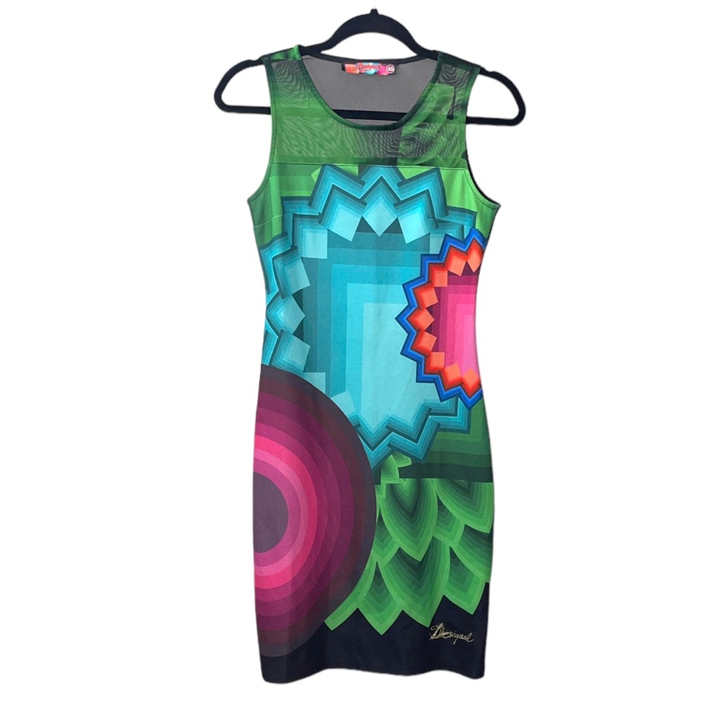 Desigual Geometric Bodycon Dress